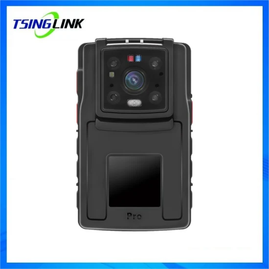 Riconoscimento facciale 1080P 4K Registratore impermeabile per le forze dell'ordine GPS Sicurezza dell'energia elettrica Visione notturna IP Telecamera portatile portatile indossata dal corpo